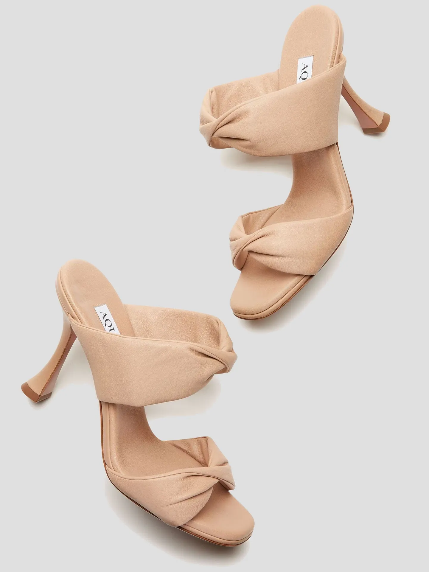 Twist 75 Nude Nappa Leather Heel