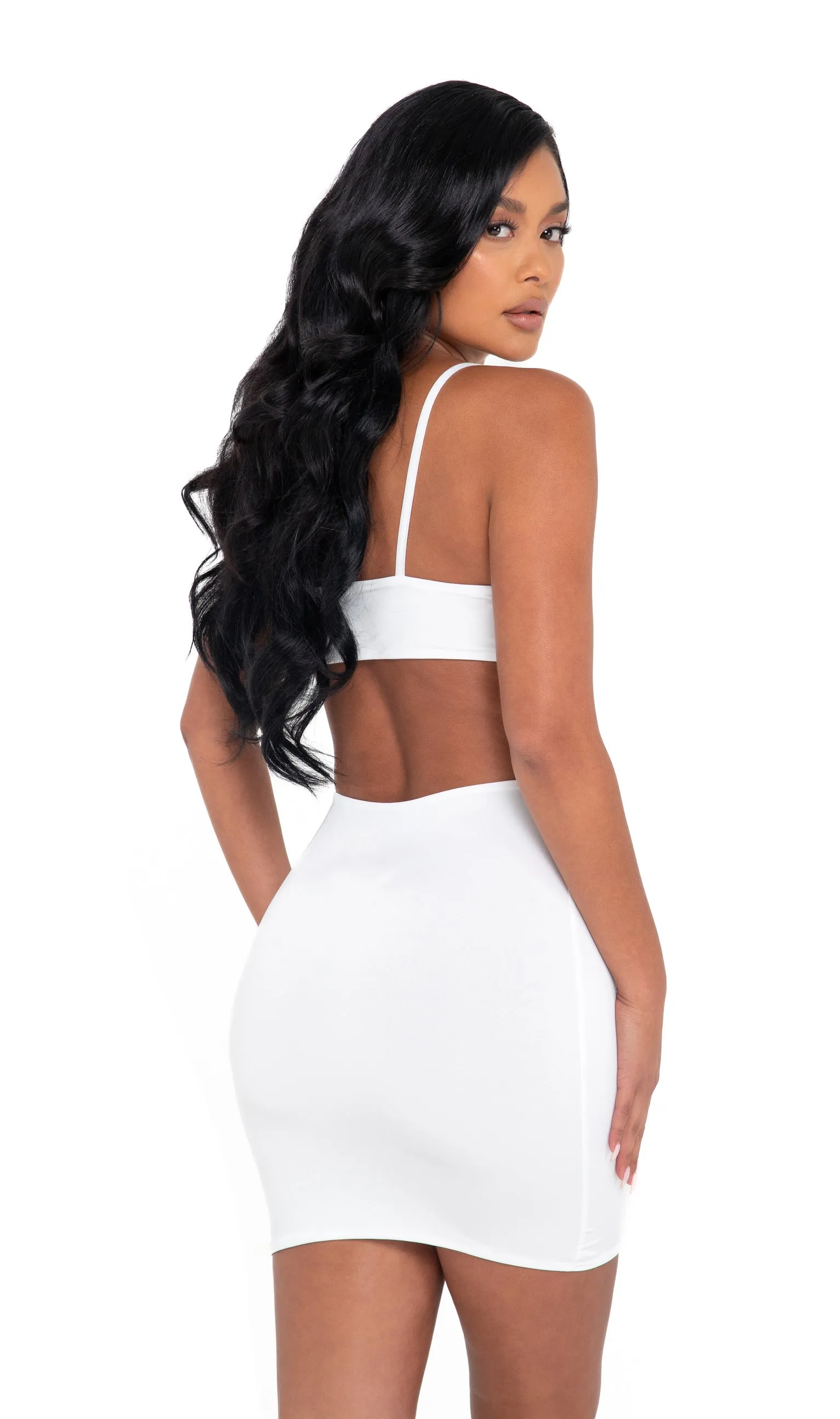 White Summer Clubbing Mini Dress