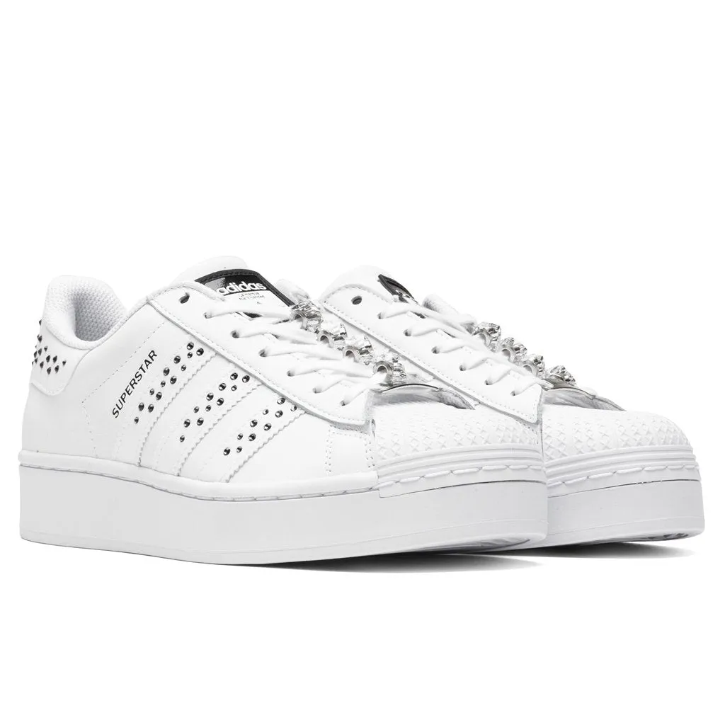 Women's Superstar Bold "Swarovski" - White/Black