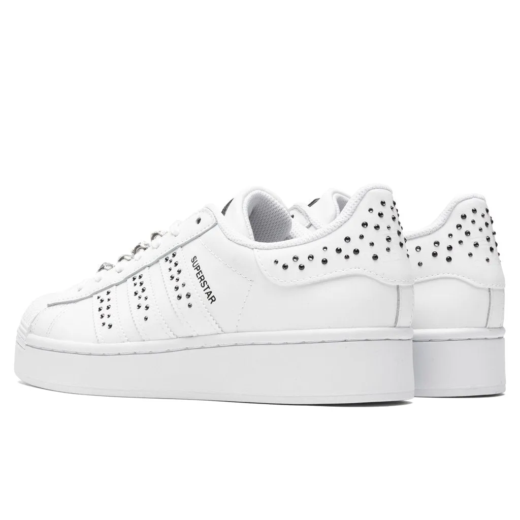 Women's Superstar Bold "Swarovski" - White/Black